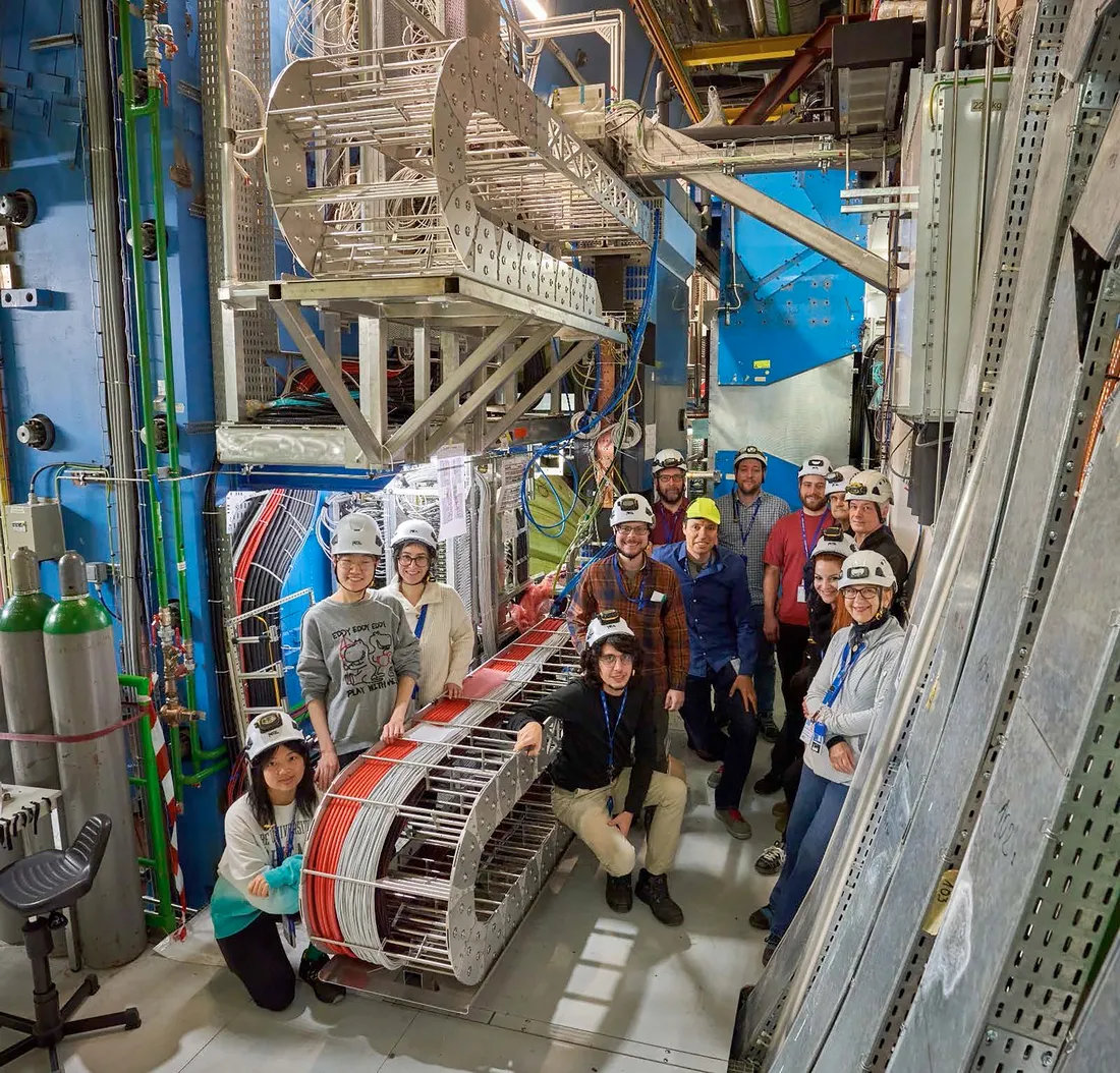 Group of students at CERN.