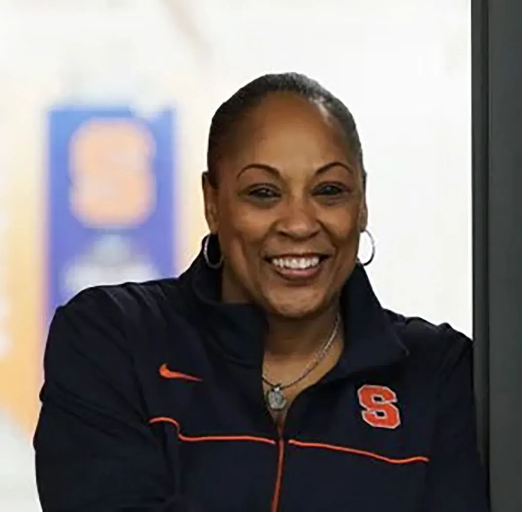 Headshot of Syracuse University coach Felisha Legette-Jack.
