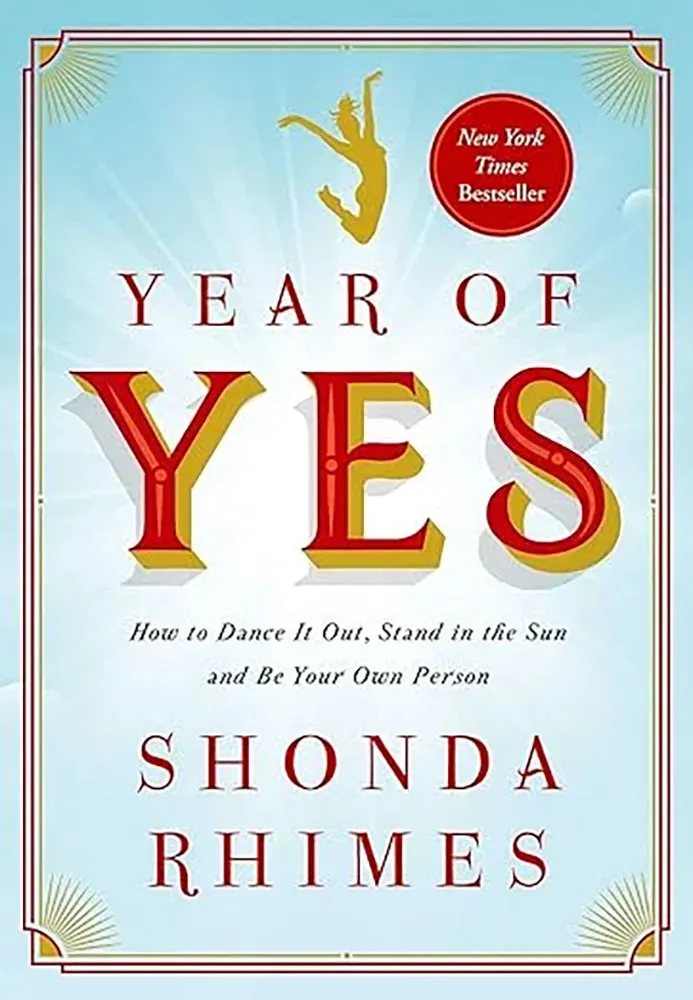 "Year of Yes" book by Shonda Rhimes.