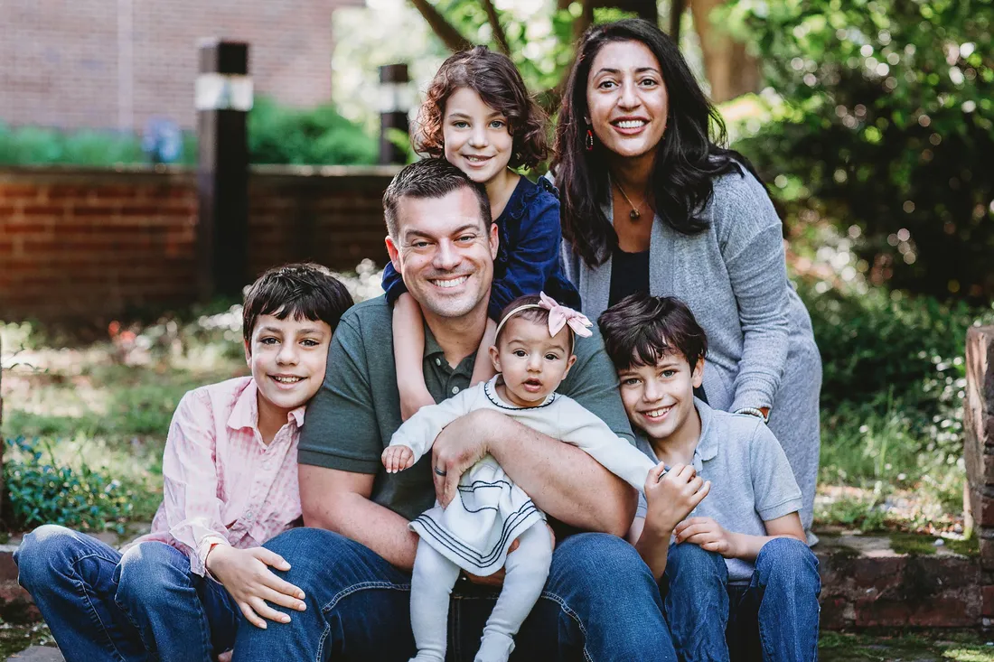 Bana Miller with family.