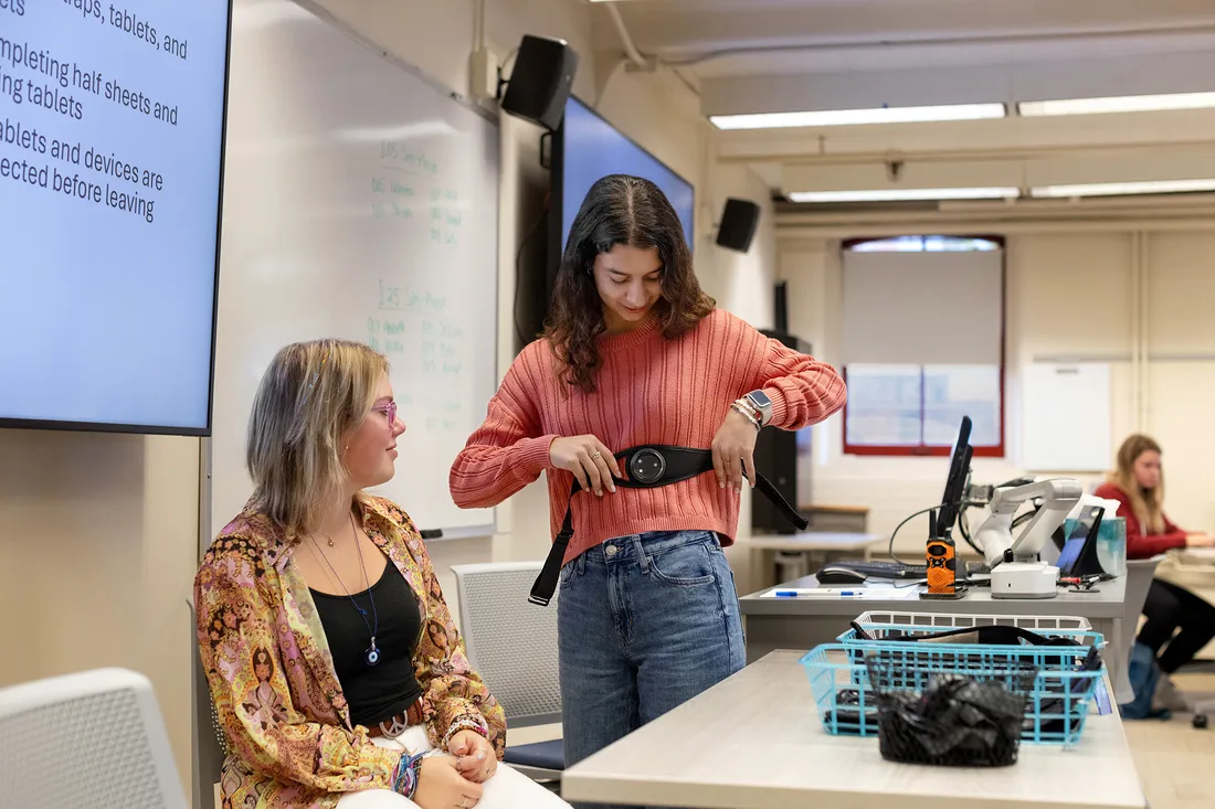School of Education students in a classroom.