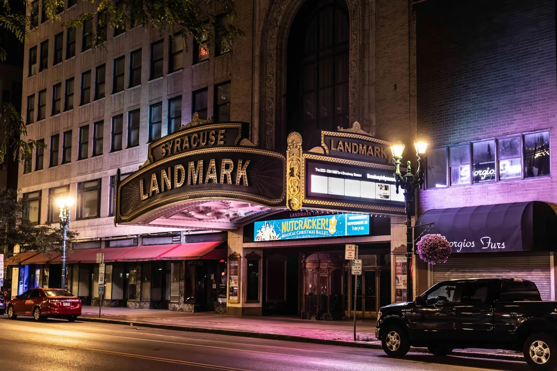 The Landmark Theatre in Downtown Syracuse.