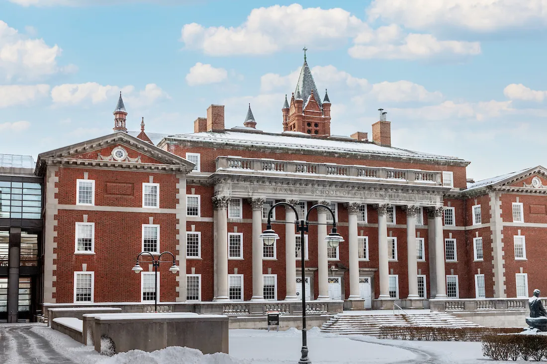 Exterior of the Maxwell building.