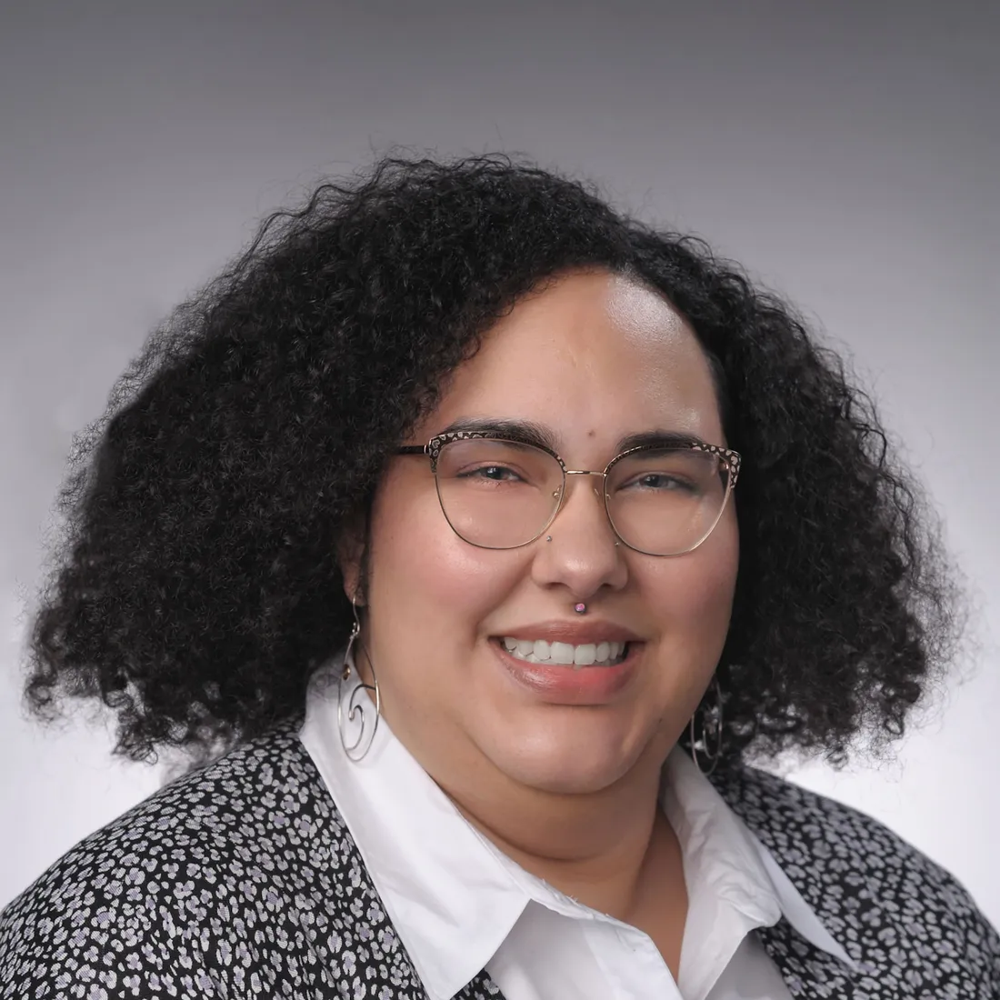 Odette Marie Rodriguez smiling.