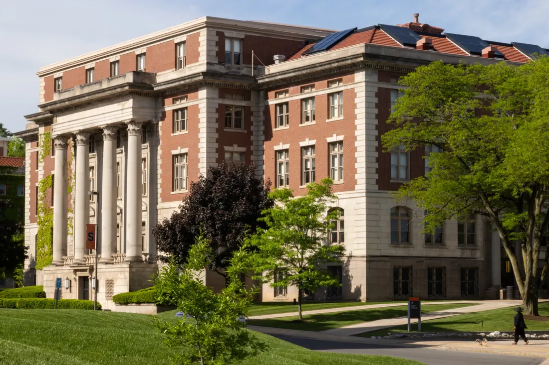 Shot of Slocum Hall.