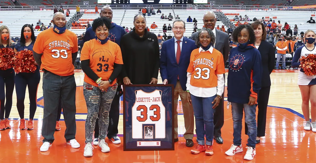 Felisha Legette-Jack jersey retired