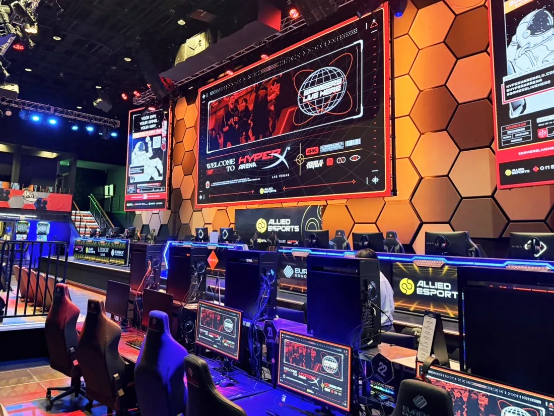 The inside of Las Vegas's HyperX Arena, dedicated to esports.