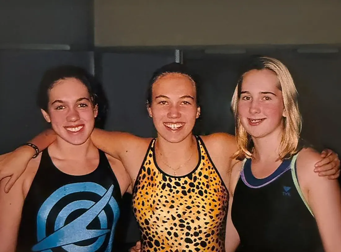 Kat MacFarlane when she was in high school competitive swimming.