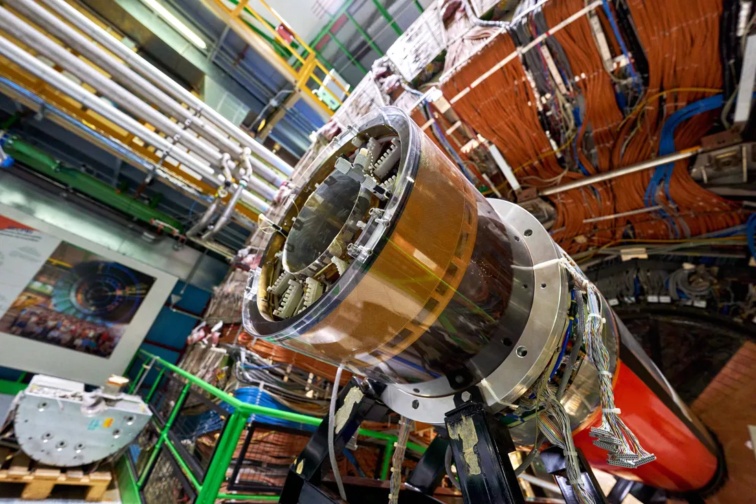 particle accelerator machine up close.
