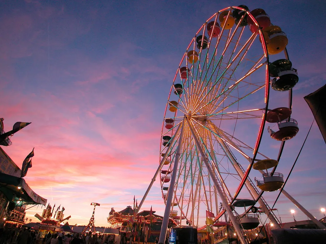 Ferris Wheel at the Great New York State Fair in Syracuse, New York.