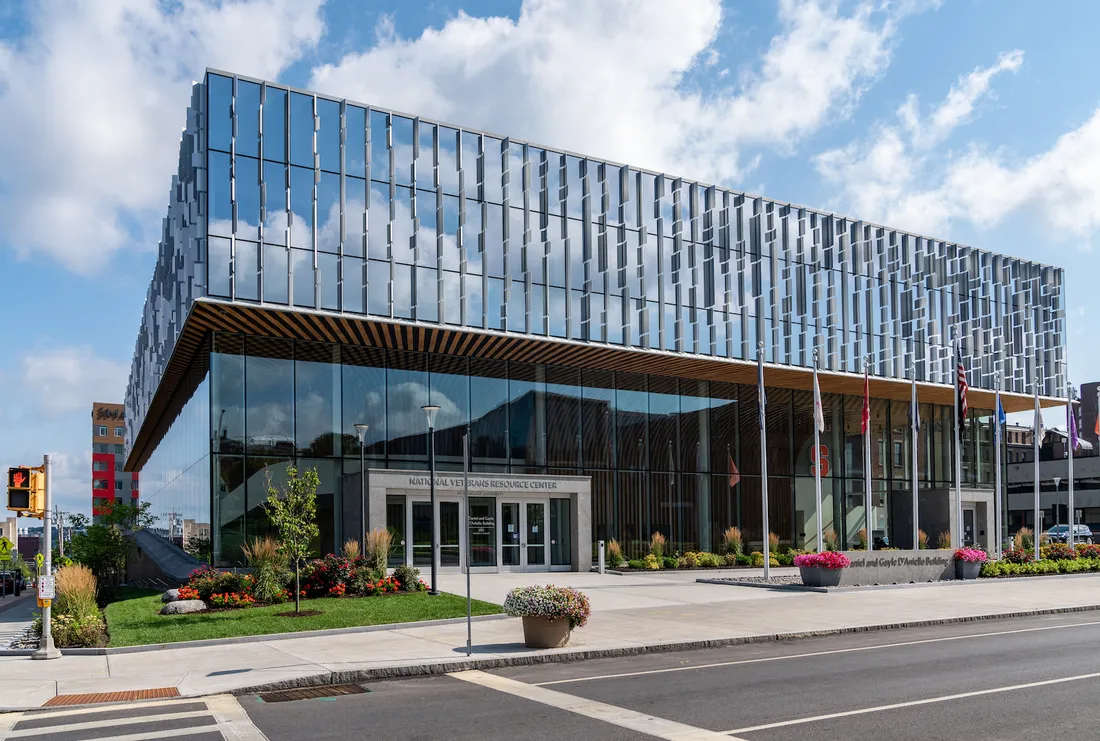 Exterior of NVRC building.