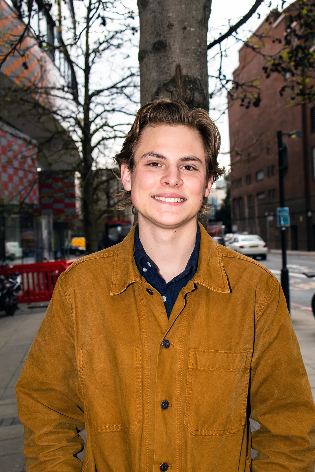 Portrait of Owen Wright ’23, a communications design major.