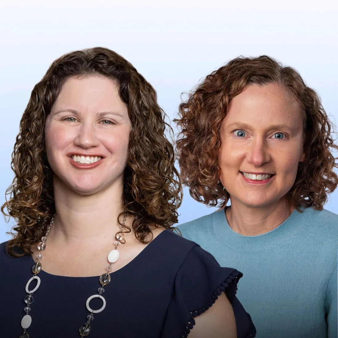 Headshots of professors Shana Gadarian and Carol Faulkner.