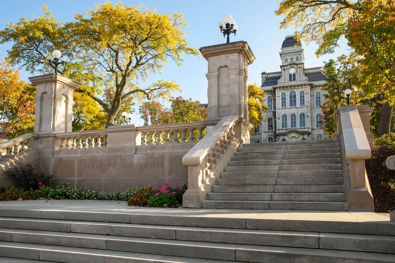 Fall on campus.