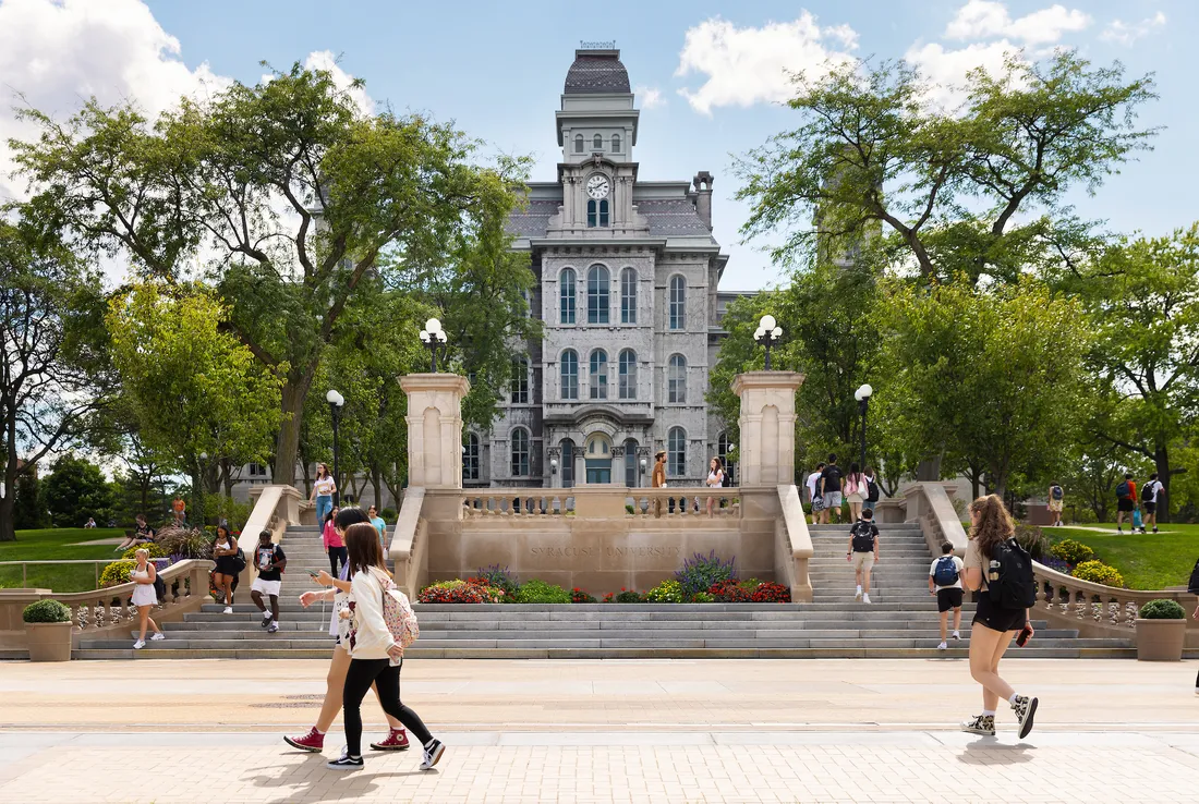 The exterior of the Hall of Languages.