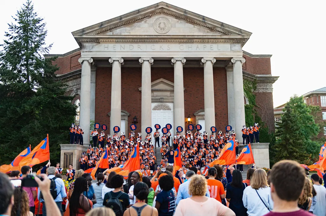 Syracuse welcome week celebration.