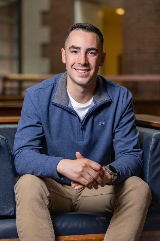 Brian Bauer poses for an informal portrait