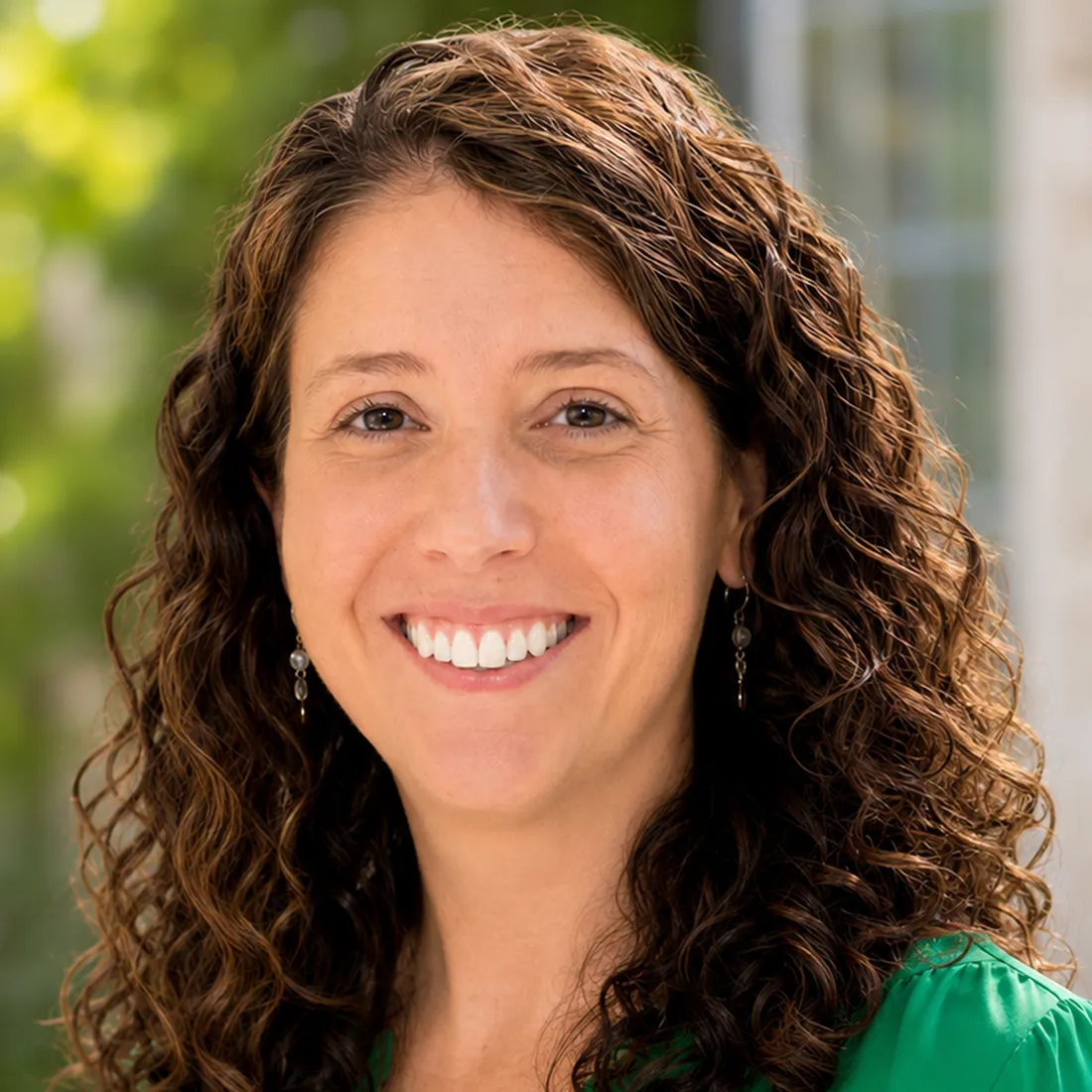 Amanda Johnson Sanguiliano smiling.