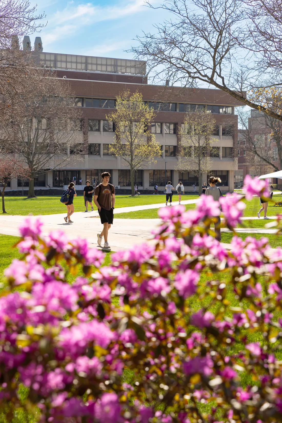Exterior of Link Hall.